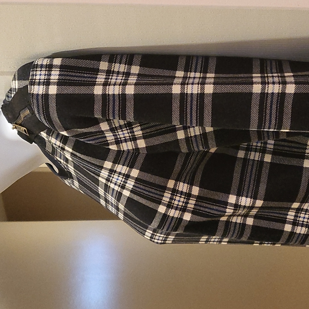 Lauren Ralph Lauren Womens Black and White Plaid Cotton Long Sleeve Shirt Sz M - Picture 3 of 11